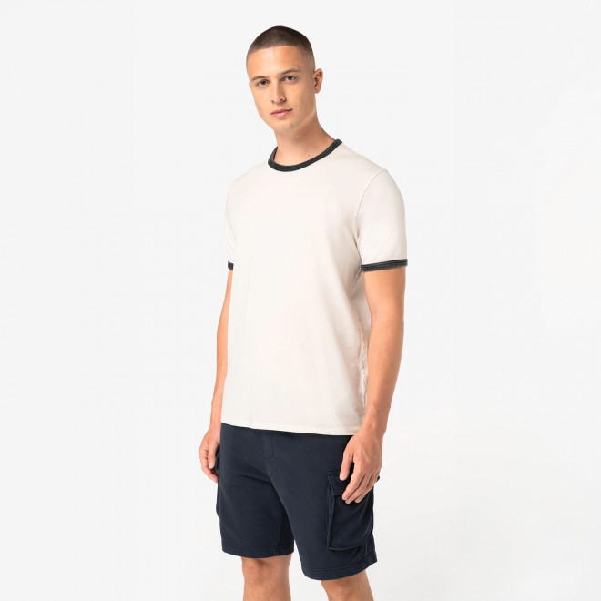 TEE SHIRT CONTRASTE HOMME PERSONNALISABLE 'RINGA'