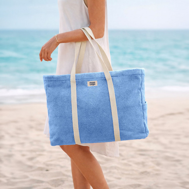 SAC DE PLAGE EN EPONGE PERSONNALISABLE 'GARANCE'