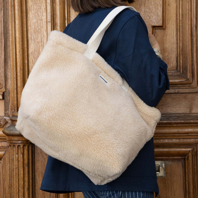 SAC EN MOUMOUTE PERSONNALISE 'HORTENSE'