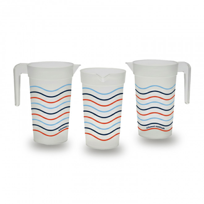 PICHET PUBLICITAIRE REUTILISABLE QUADRI 1.5L 'LONIU'