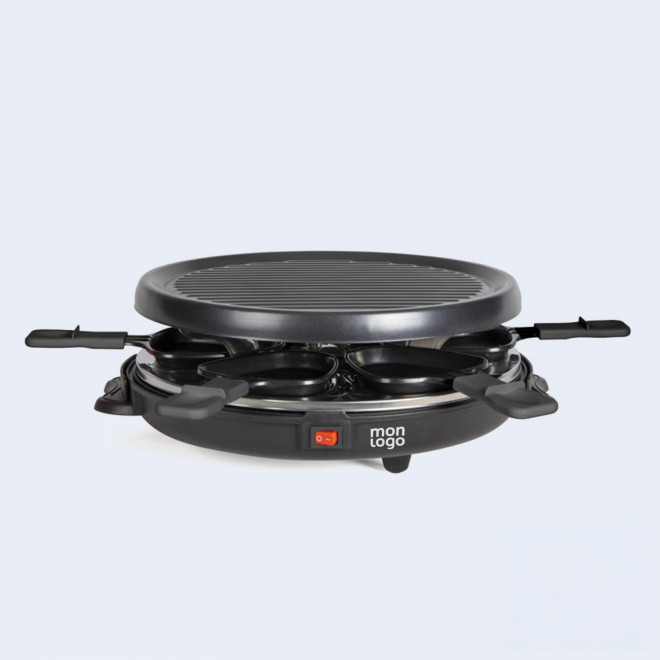 APPAREIL A RACLETTE 6 PERSONNES PERSONNALISE 'MAROI'