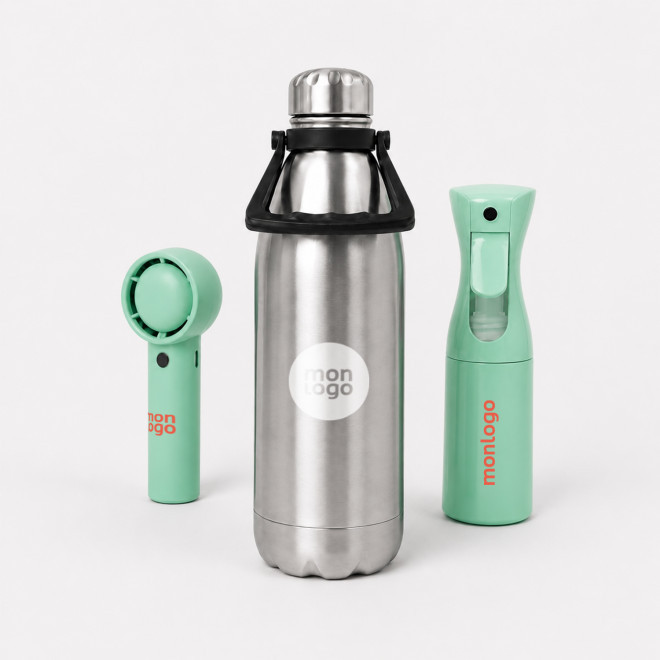 SET FRAICHEUR BOUTEILLE PERSONNALISABLE 'HYDRWA'