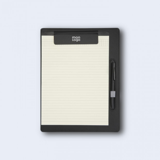PORTE BLOC AVEC STYLO PERSONNALISE 'PRESO'