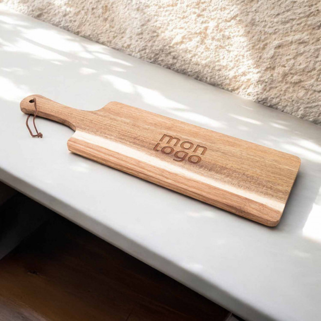 PLANCHE A DECOUPE EN ACACIA PERSONNALISABLE 'NACCIA' 