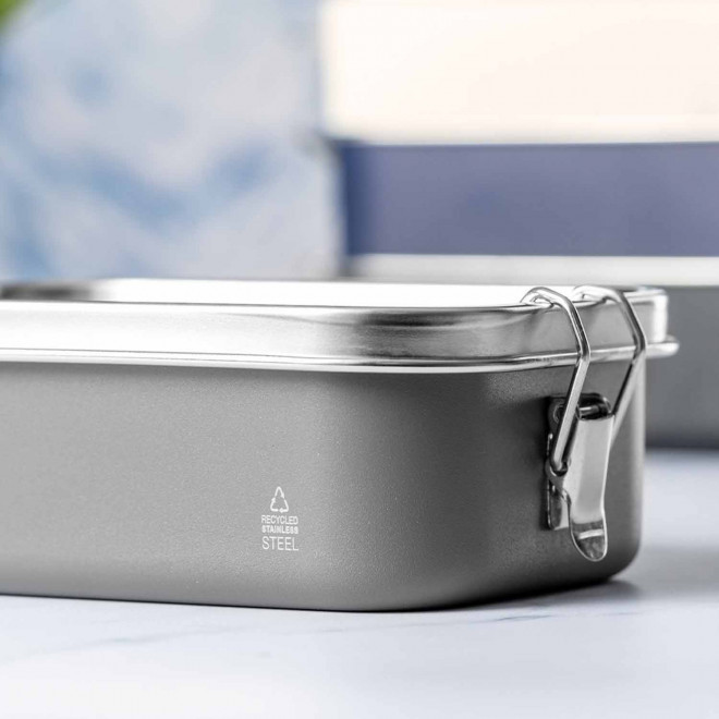 LUNCH BOX ACIER RECYCLE 750ML PERSONNALISABLE 'KASHON'