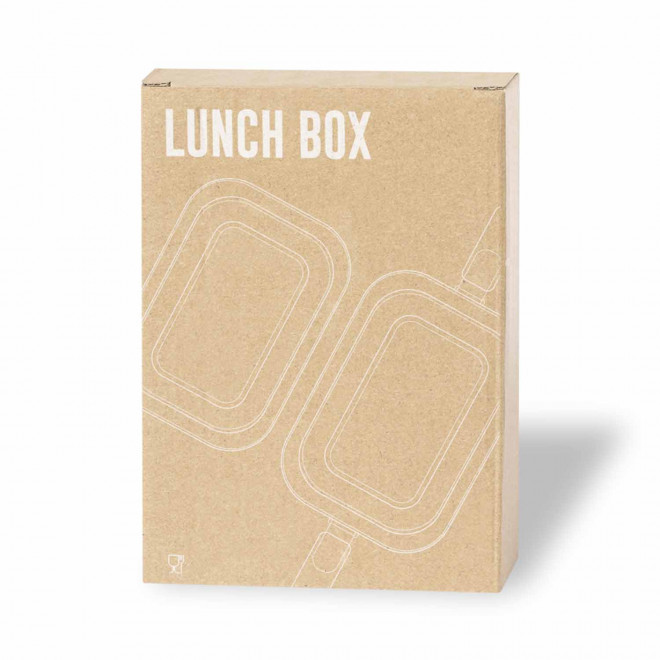 LUNCH BOX ACIER RECYCLE 750ML PERSONNALISABLE 'KASHON'