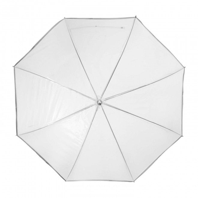 PARAPLUIE TRANSPARENT CANNE PERSONNALISABLE 'LENCO'