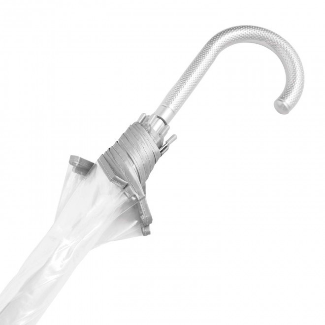 PARAPLUIE TRANSPARENT CANNE PERSONNALISABLE 'LENCO'