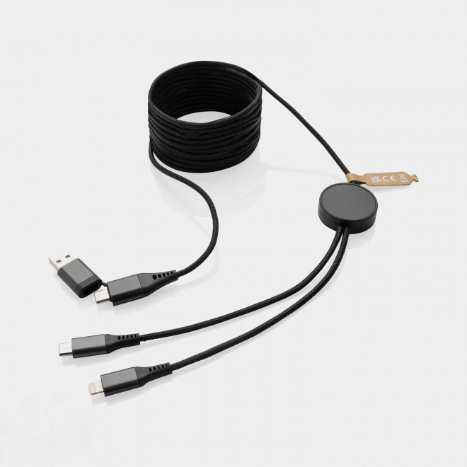 CABLE MAGNETIQUE 4 EN 1 PERSONNALISABLE 'ALUMINE'