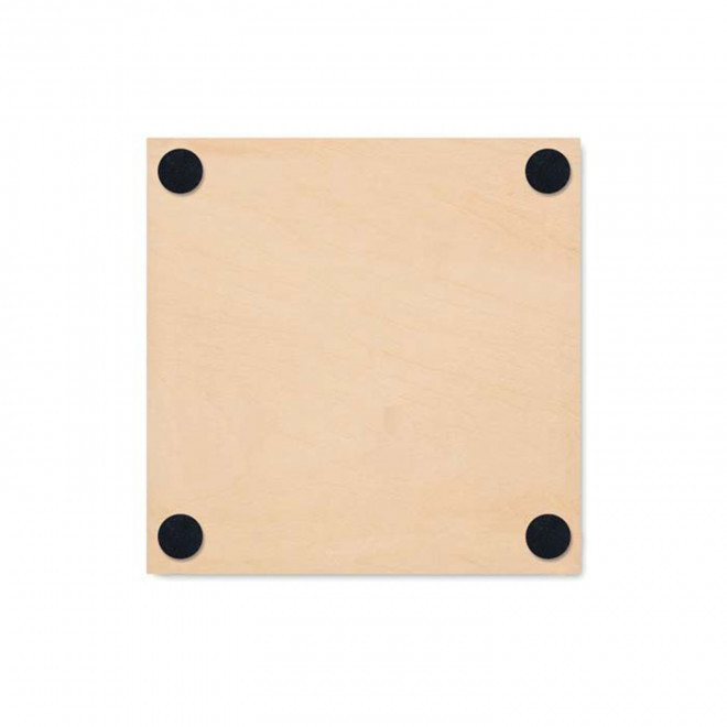 SOUS BOCK EN BOIS PERSONNALISABLE 'GOLO'