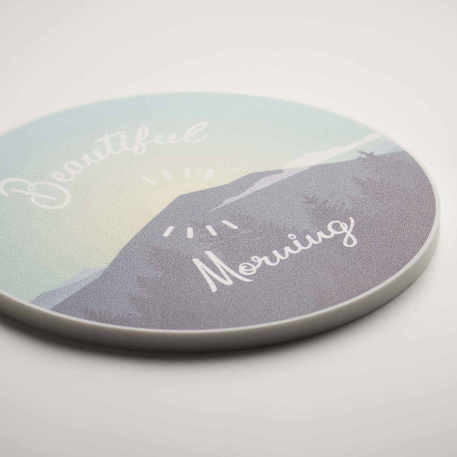 SOUS BOCK PERSONNALISABLE EN PVC 'QUANTE'