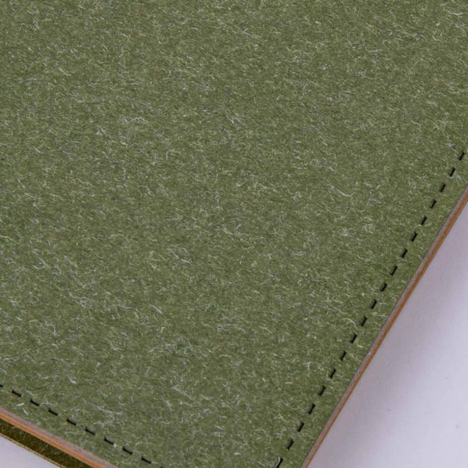 CARNET A5 PERSONNALISE EN CARTON RECYCLE 'PIQUE'