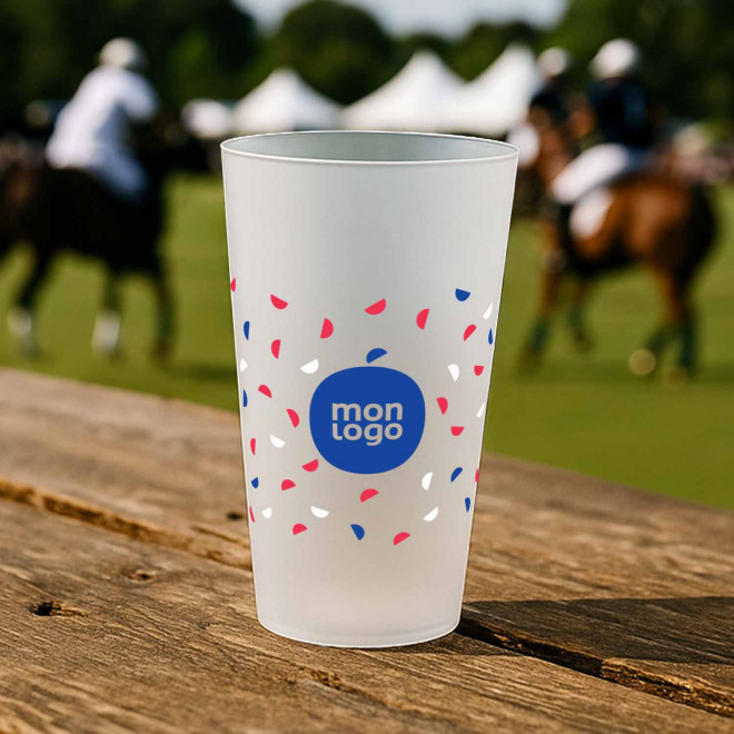 GOBELET MIF 39 CL PERSONNALISABLE 'CUPY QUADRI'