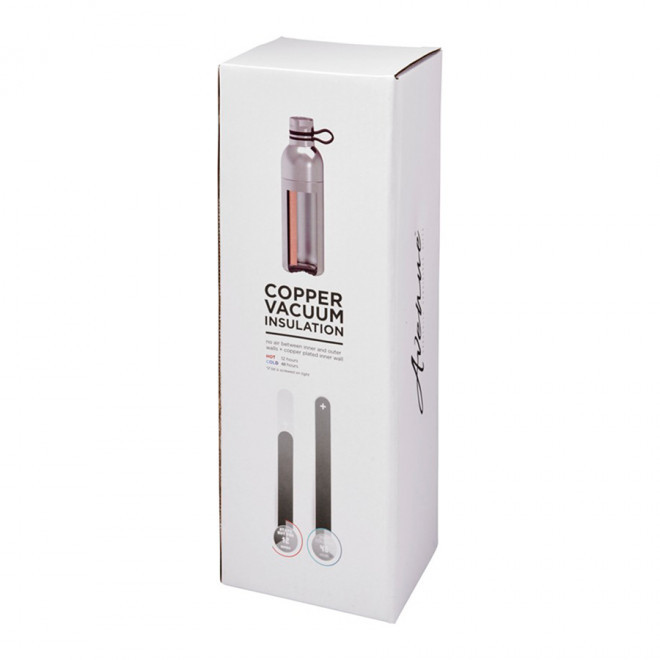 BOUTEILLE PUBLICITAIRE EN CUIVRE 590 ML 'LIKOLN' 4 JOURS' 