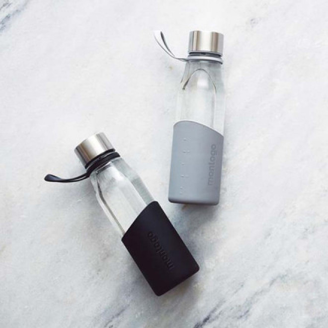 BOUTEILLE PUBLICITAIRE VERRE 550 ML 'DESALEAN'