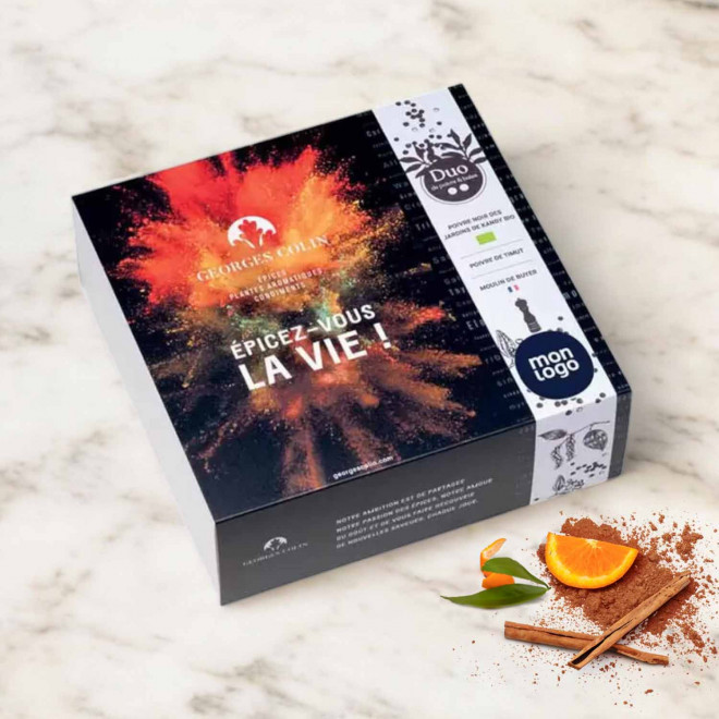 COFFRET EPICES PUBLICITAIRE 'DOUCEURS & DESSERTS'