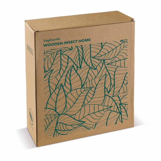 HÔTEL À INSECTES PERSONNALISABLE EN BOIS 'INSECTO' 4J