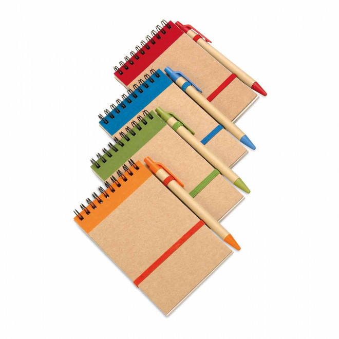 RAPIDE 4J   BLOC NOTES+STYLO 'PAPYRUS' NON LIGNE