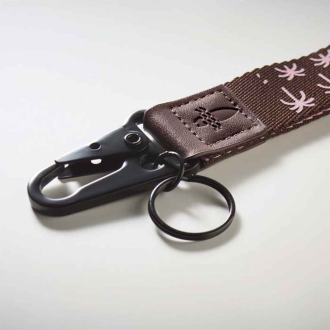 PORTE CLE PERSONNALISABLE AVEC MOUSQUETON 'CAPTY'