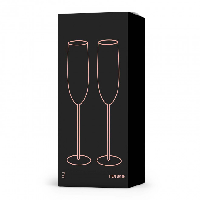 SET DE 2 VERRES PERSONNALISABLES 'GOLDY'