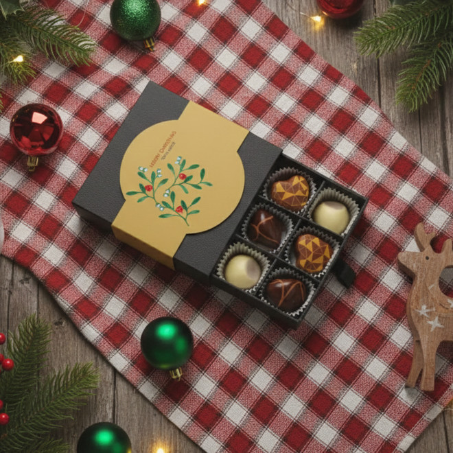 COFFRET PERSONNALISABLE DE 9 CHOCOLATS 'MOMENT'