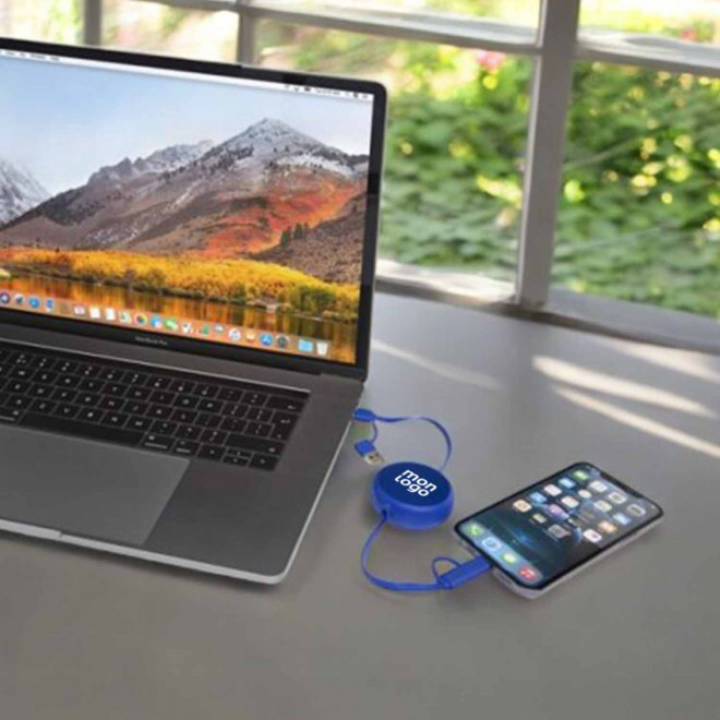 CABLE MULTIFONCTIONS PERSONNALISABLE 'ONTARIO ENROULEUR RCS'