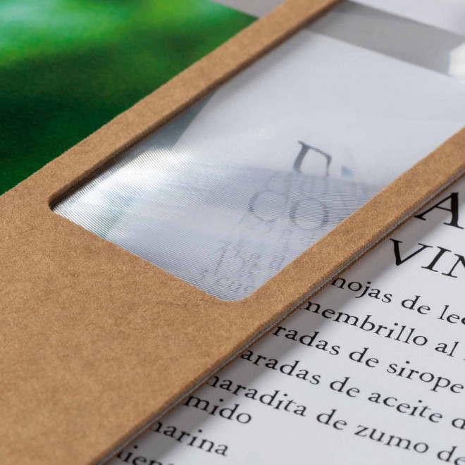 MARQUE PAGES PUBLICITAIRE LOUPE 'ZOOMA'