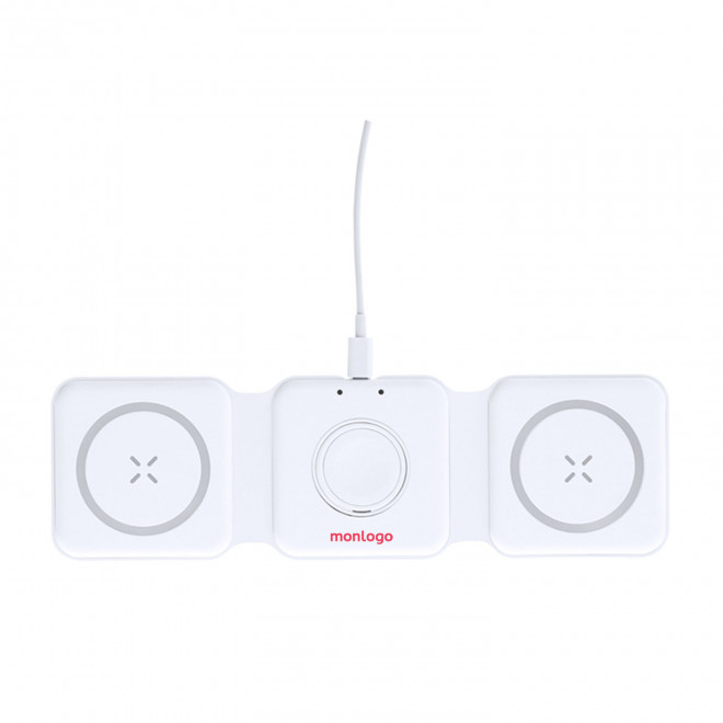 CHARGEUR INDUCTION PLIABLE 15W PERSONNALISABLE 'PIEGO 3'