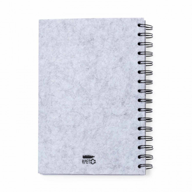 CARNET A5 FEUTRINE PERSONNALISABLE 'BONNIE SPIRALE'