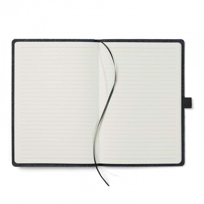 CARNET A5 FEUTRINE RPET PERSONNALISABLE 'BONNA A5'