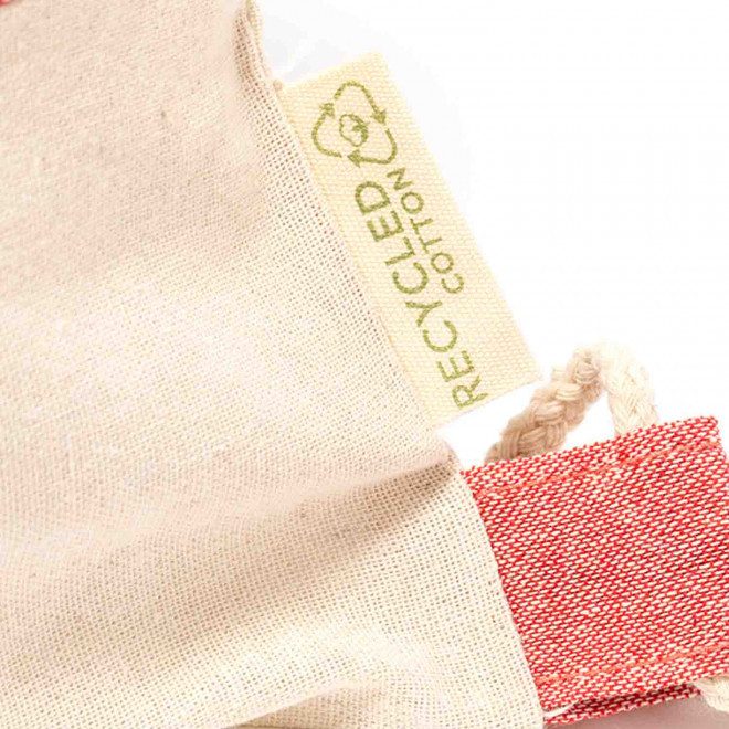 SAC A DOS CORDELETTE RECYCLE PERSONNALISABLE 'FORCOLA'