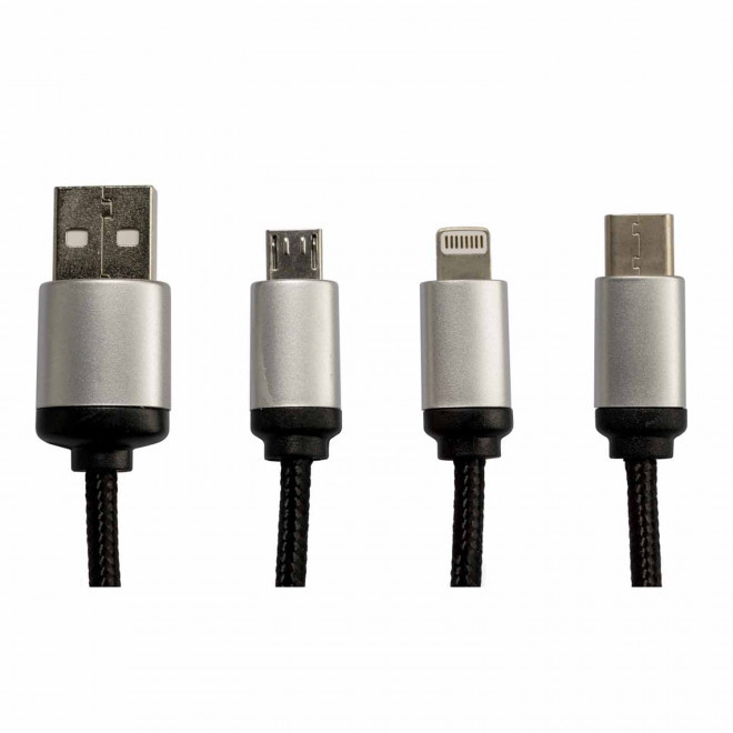 CABLE PERSONNALISABLE ECO 3EN1 LUMINEUX 'ANAT RING'