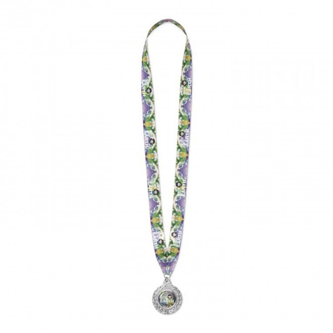 MEDAILLE PERSONNALISABLE EN FER BOMBEE 50 MM 'WIN RPET'