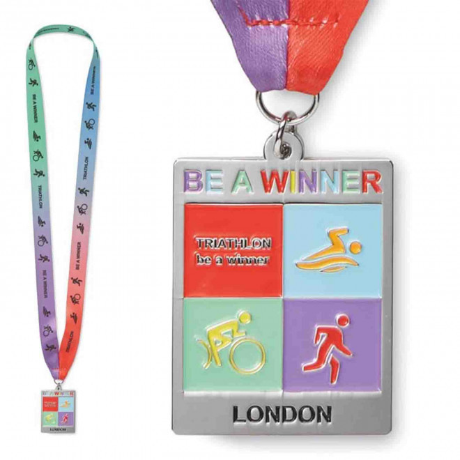 MEDAILLE SUR MESURE 'WIN CUSTOM COLOR'