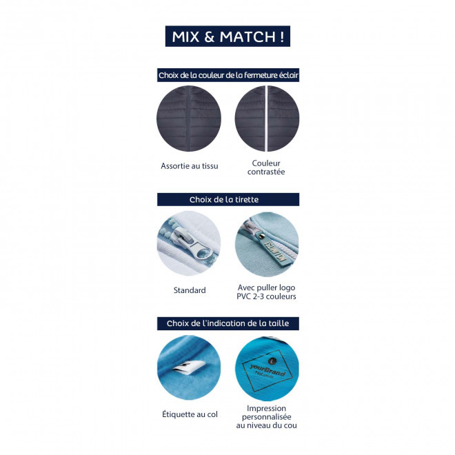 DOUDOUNE SUR MESURE BW FEMME 'STREAM CUSTOM'