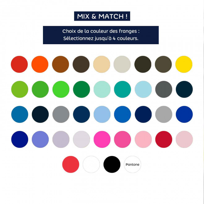 ECHARPE TISSEE JACQUARD PERSONNALISABLE 'STADIUM BRODE'