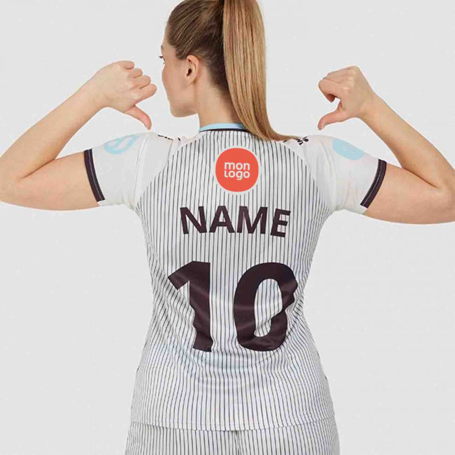 TEE SHIRT FOOT PERSONNALISABLE FEMME 'FANFOOT'