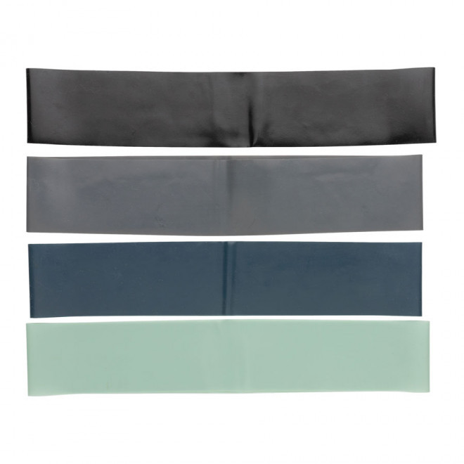 SET DE 4 BANDES ÉLASTIQUES FITNESS PERSONNALISÉES 'ENDI'