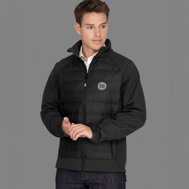 VESTE SOFTSHELL PERSONNALISÉE HOMME MUSTAGHATA® 'ALPHA'