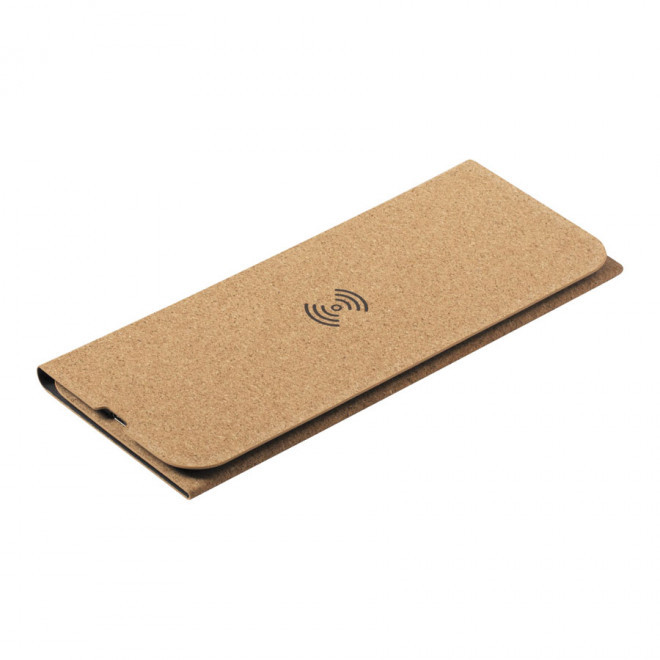 TAPIS DE SOURIS PERSONNALISABLE À INDUCTION EN LIEGE 'RELIUM'