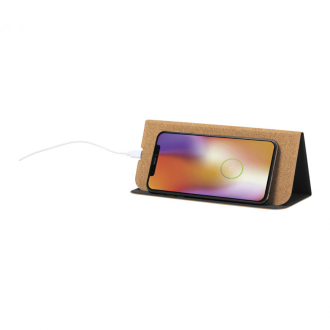 TAPIS DE SOURIS PERSONNALISABLE À INDUCTION EN LIEGE 'RELIUM'