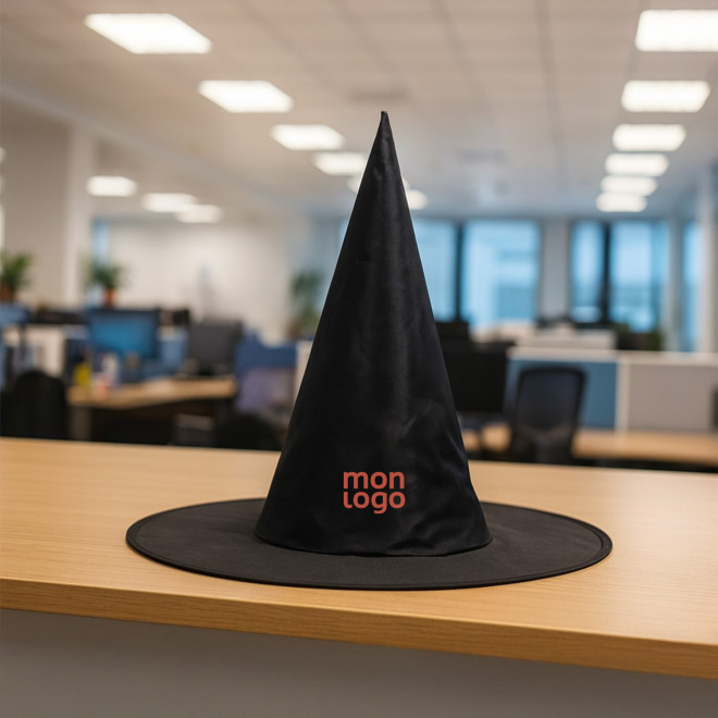 CHAPEAU DE SORCIERE PERSONNALISABLE 'BAUDRY POTTER'