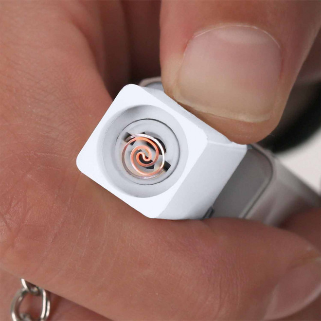 BRIQUET ELECTRIQUE PERSONNALISABLE 'BAUDRY SMOKE'