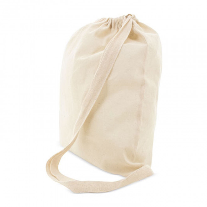 SAC A DOS COTON CORDELETTE PLATE PUBLICITAIRE 'BRIELLE'