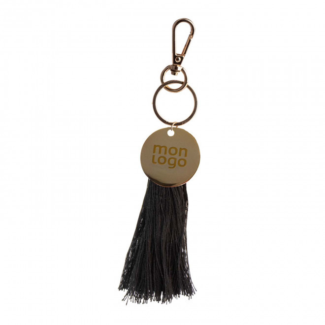 PORTE CLES POMPOM PERSONNALISE 'PANPAN'