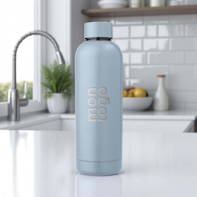BOUTEILLE 500ML RECYCLE PERSONNALISABLE 'SPAZIO PASTEL'
