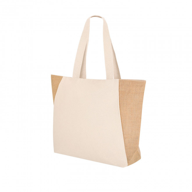 SAC COTON ET JUTE PERSONNALISABLE 'CHARMO'