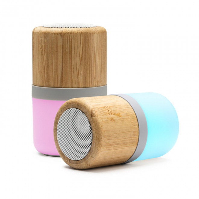 MINI ENCEINTE LUMINEUSE PERSONNALISABLE 'GLOWY'