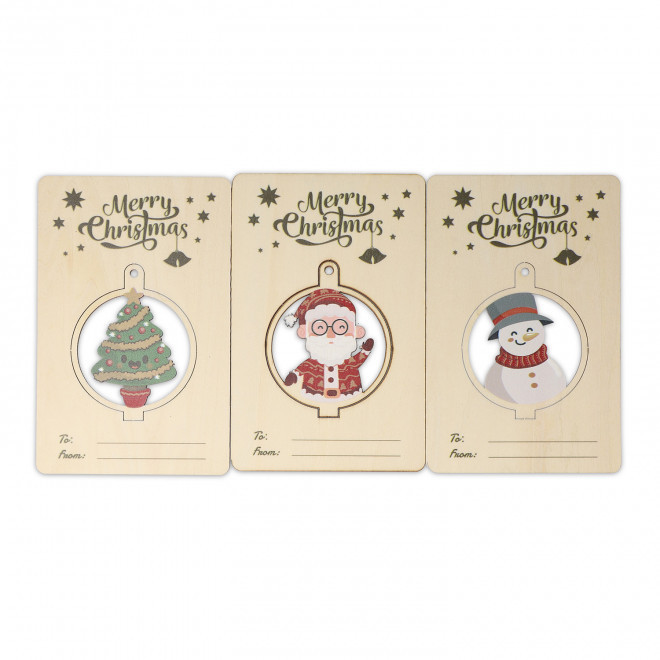 ORNEMENT DE NOEL A CONSTRUIRE PERSONNALISABLE 'BUILT'