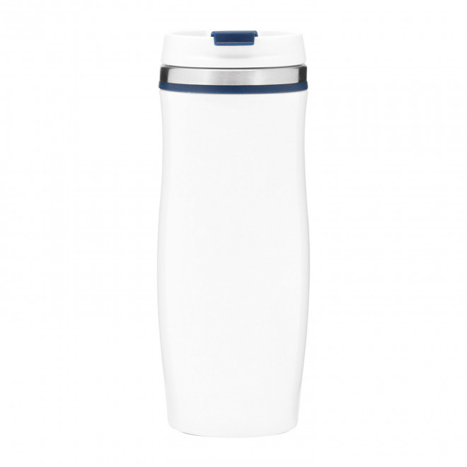 MUG ISOTHERME 400ML PERSONNALISABLE 'CREMA BLANC'
